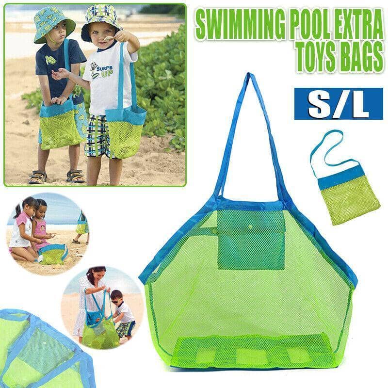 Mesh Beach Toy Bag with Shoulder Strap - Small (24 x 24 cm) - view 2