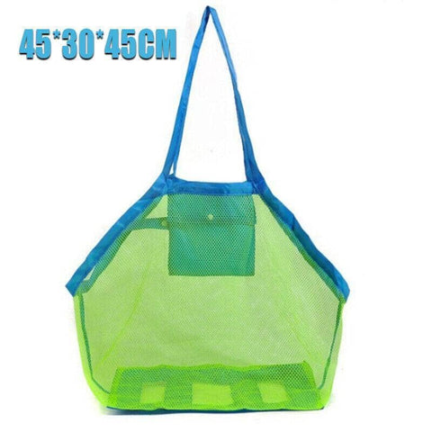 Mesh Beach Toy Tote Bag with Handles - Large (45 x 45 x 30 cm)