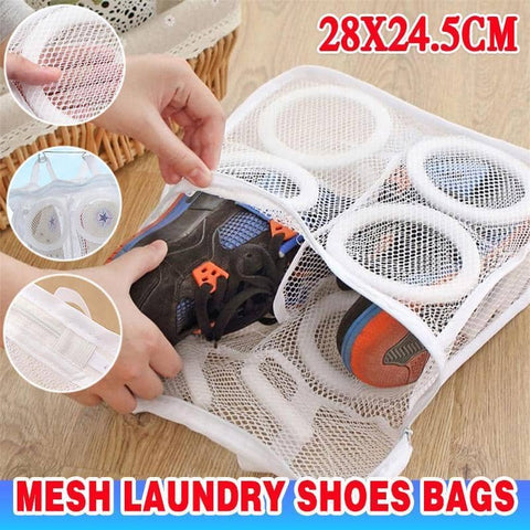 Mesh Laundry Shoe Wash Bag - 28 x 24.5 cm