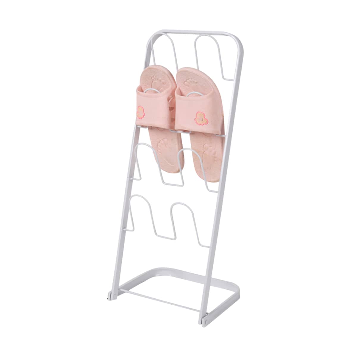 Metal Floor Standing Slipper Rack for Entryway, Hallway and Bathroom, Space Saving - view 5