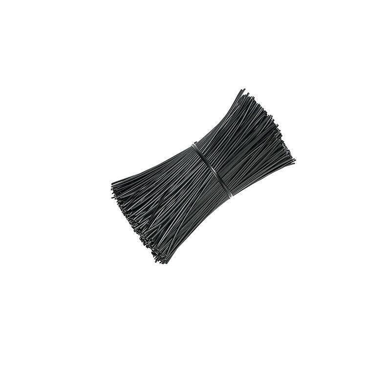 Metallic Twist Ties Reusable Plastic Cable Ties 50 Pack - 40cm Black
