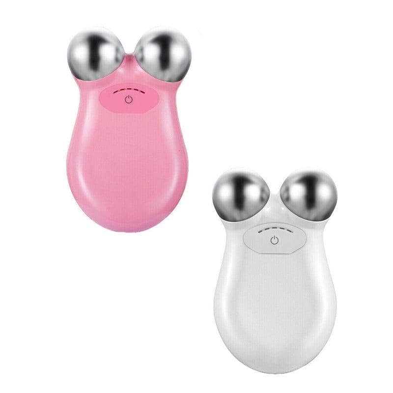Microcurrent Facial Massager with 5 Intensity Levels - White - view 3