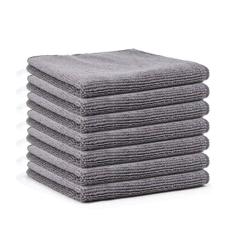 Microfibre Cleaning Cloths - 50 Pack, 30 x 30 cm, Grey - view 2