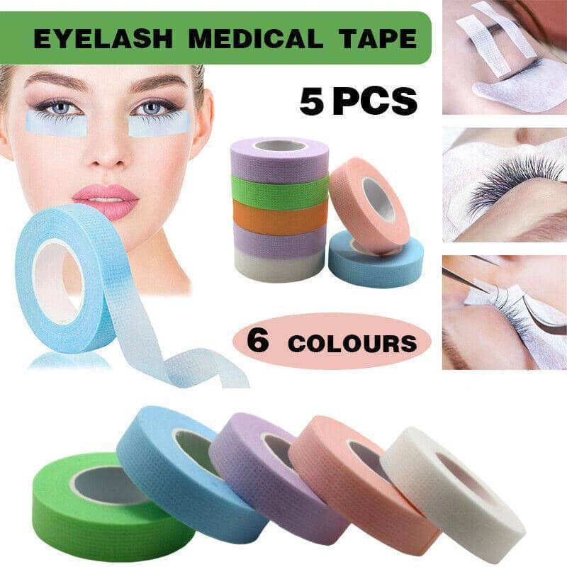 Micropore Eyelash Extension Tape, 5 Rolls - Orange - view 2