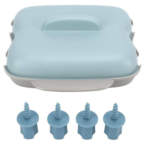 Microwave Corn Steamer Box - Fast Heat Resistant Container, Blue