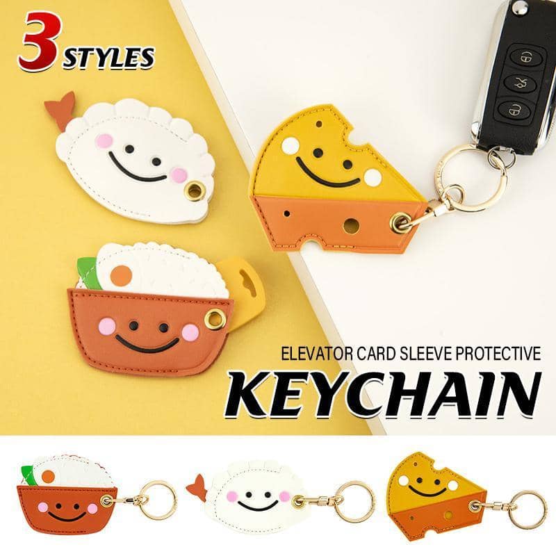 Mini Food Keyring for Car and Home Keys - Rice - view 2