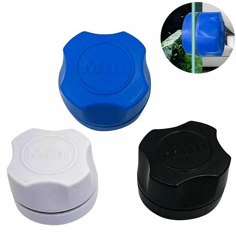 Mini Magnetic Aquarium Glass Cleaner Brush for Algae - Blue - view 4