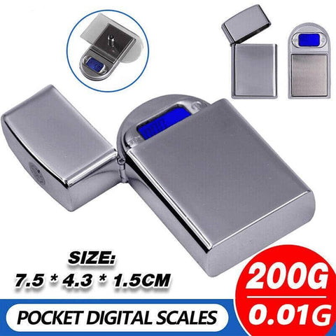 Mini Pocket Digital Scales, 200 g Capacity with 0.01 g Precision for Jewellery