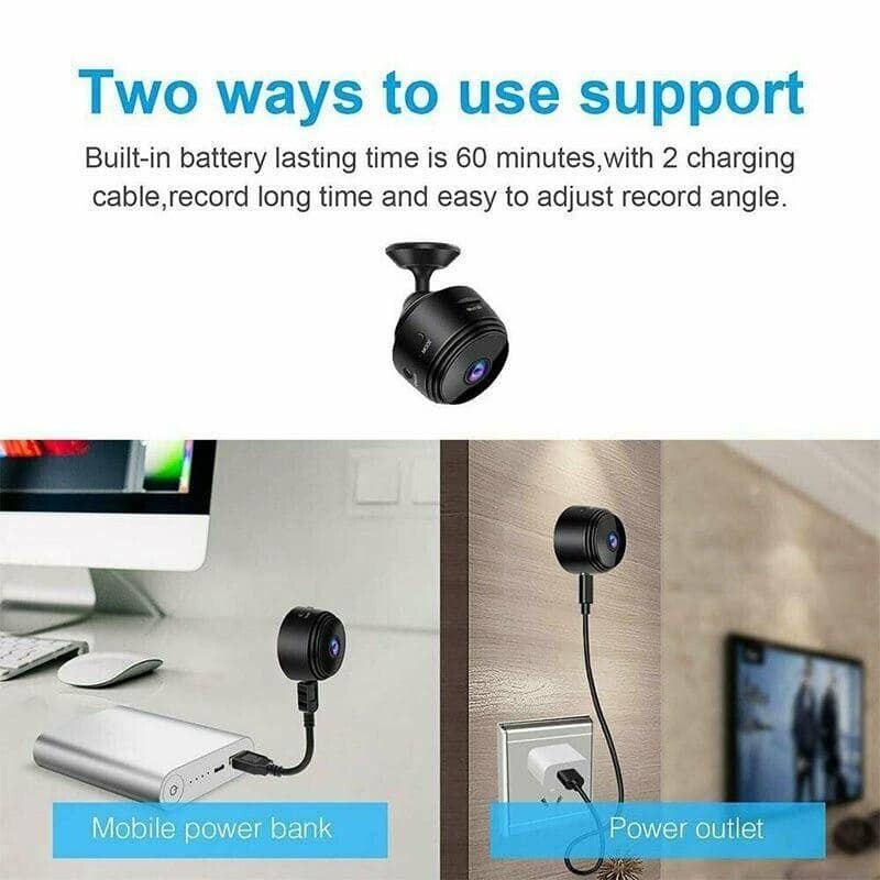Mini WiFi IP Camera, 1080p Full HD Wireless Home Security Surveillance - view 4