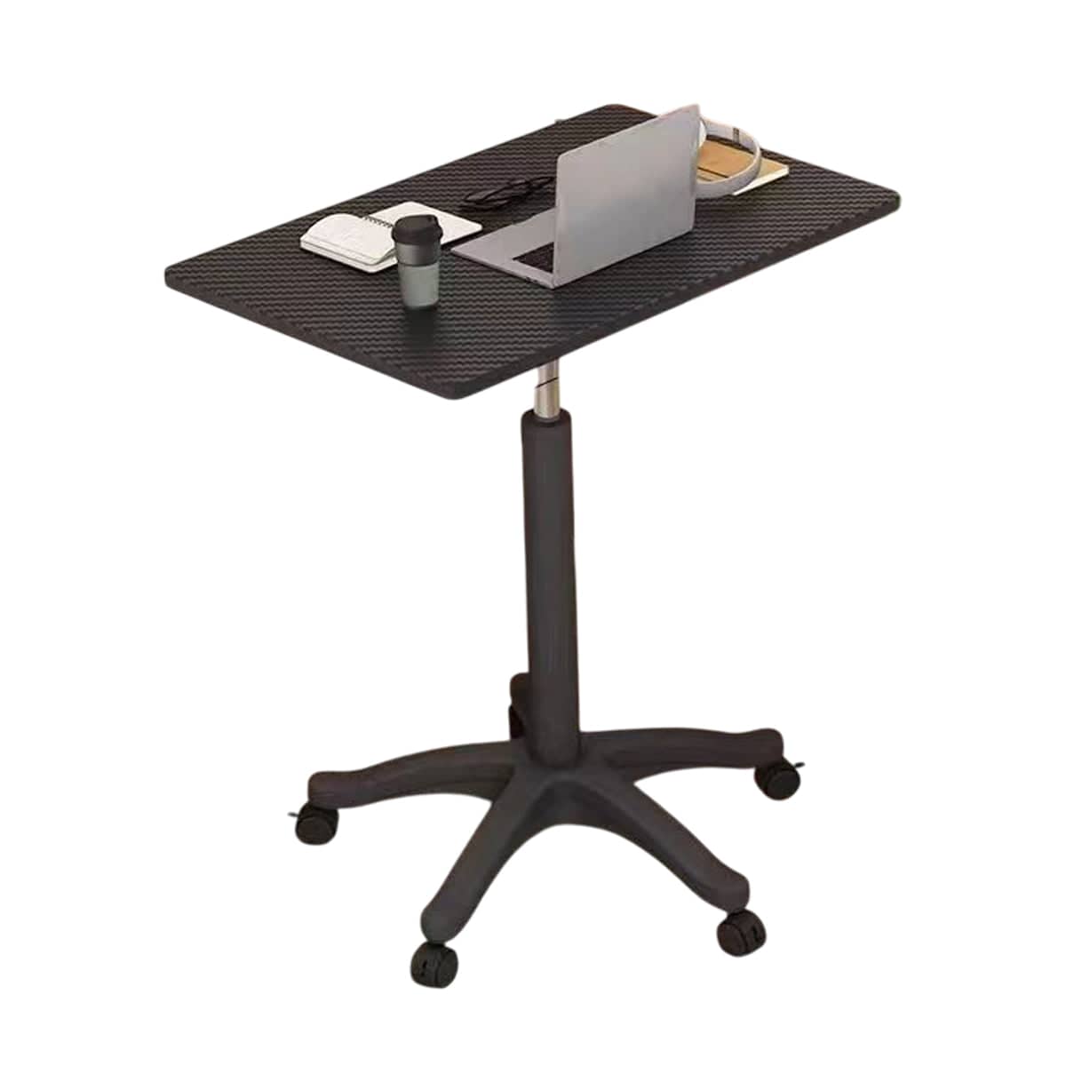 Mobile Height Adjustable Table with Wheels for Home Office, 59 to 80 cm - view 2