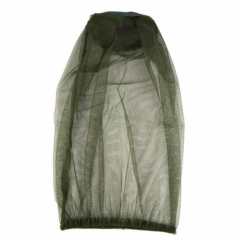 Mosquito Head Net for Camping and Fishing - Olive Green, Pack of 4 - view 2