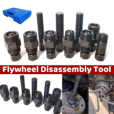 Motorcycle Flywheel Removal Tool Kit - 10 Piece, M14x1.5 to M28x1.5