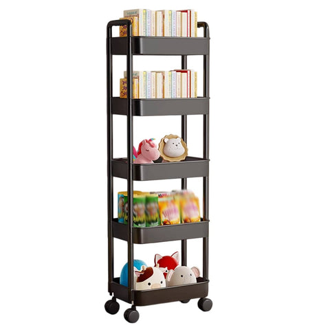 Movable Rolling Storage Trolley Cart - 5 Layers