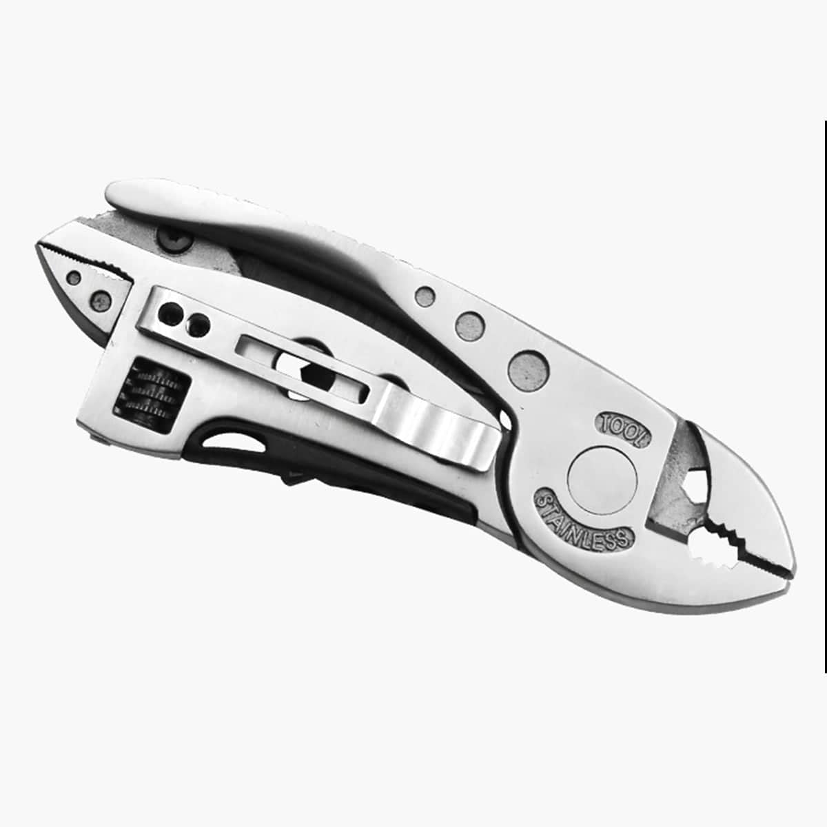 Multi Function Folding Pocket Pliers and Screwdriver, Stainless Steel Camping Tool 122 x 41 mm - view 2