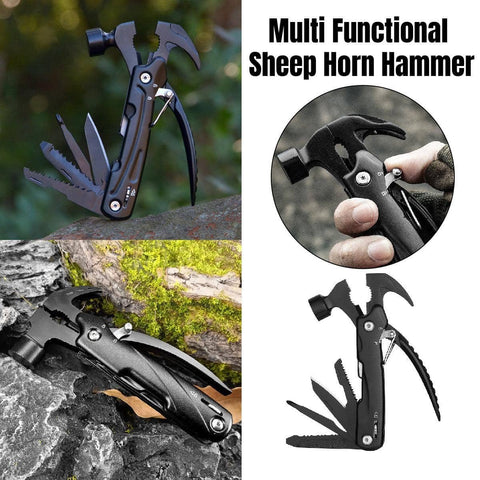 Multi-Purpose Crate Hammer with Pliers and Nail Lifter