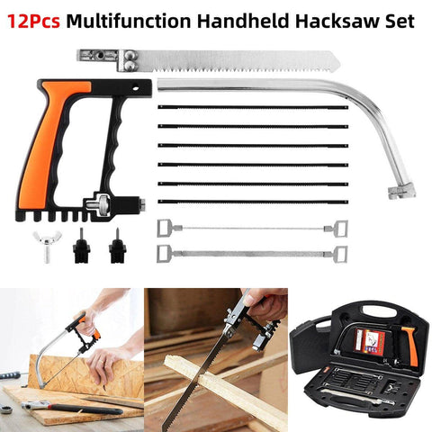 Multifunction Handheld Hacksaw Set - 12 Piece