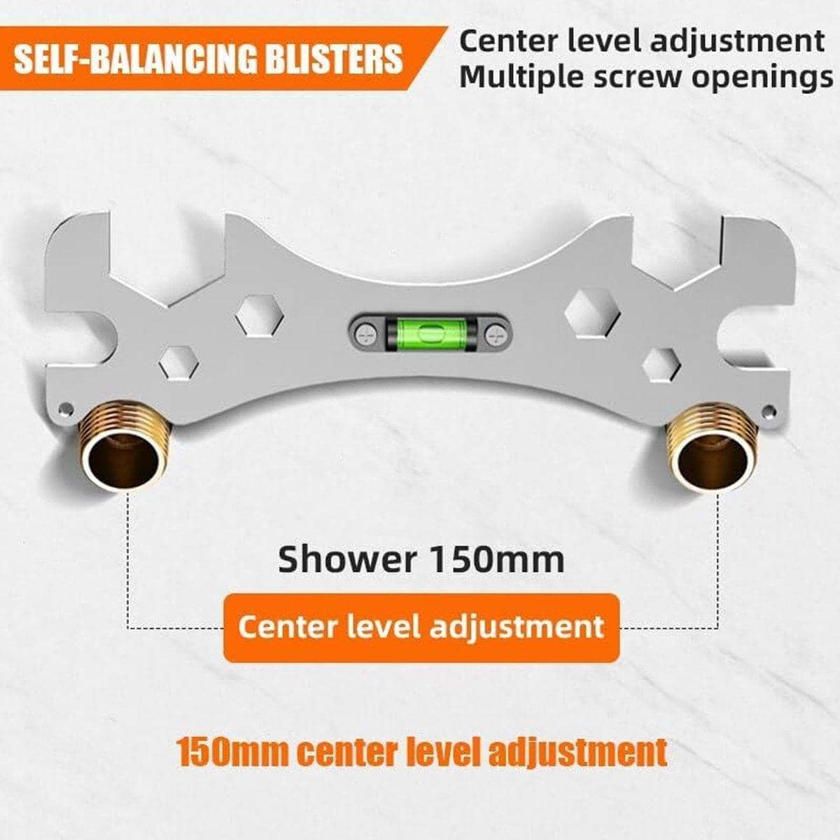 Multifunction Sink Plumbing Wrench with Bubble Level - Hexagonal - view 5