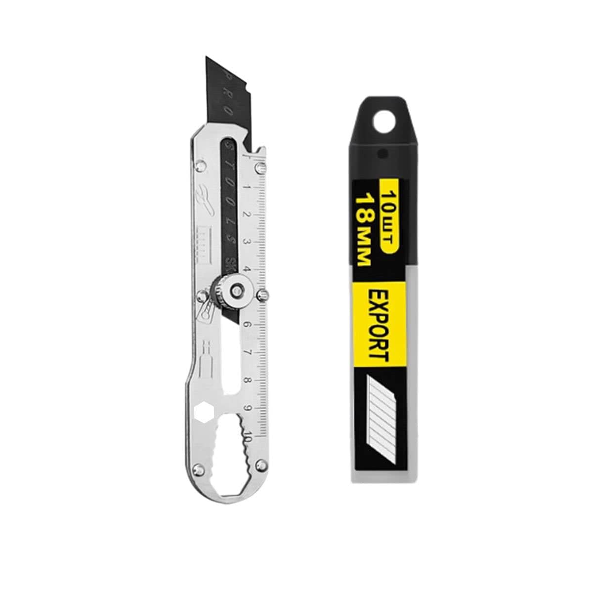 Multifunctional Stainless Steel Utility Knife Set with 30 Blades - view 2