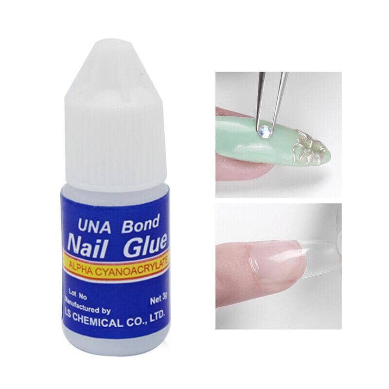 Nail Art Glue for Acrylic and UV Gel Nails, 3 g Bottles, Pack of 10 - view 5