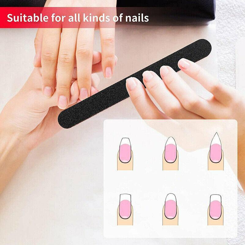 Nail Files 100/180 Grit for Manicure and Pedicure - 100 PCS - view 4