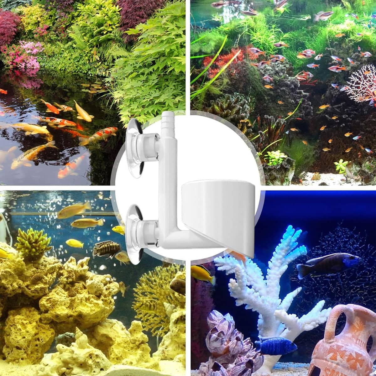 Nano Aquarium Bubble Plate Air Diffuser - White - view 5