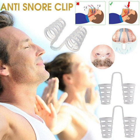 Nasal Vent Clip, Soft Reusable PE Dual-Vent Basket Design - White