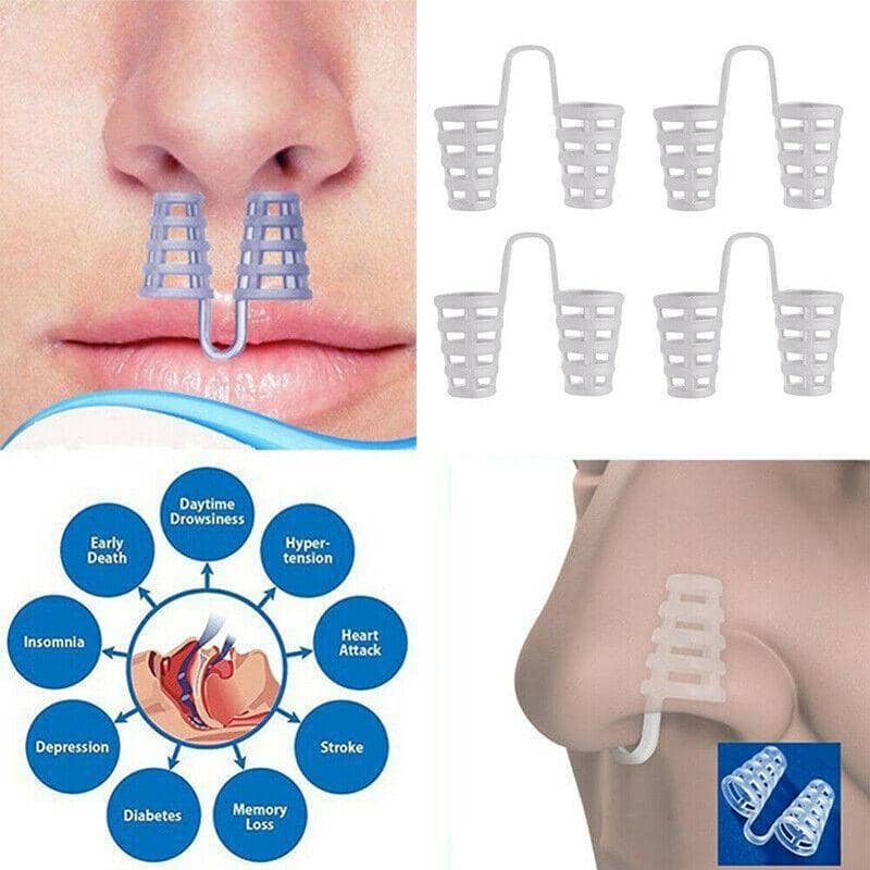 Nasal Vent Clip, Soft Reusable PE Dual-Vent Basket Design - White - view 5