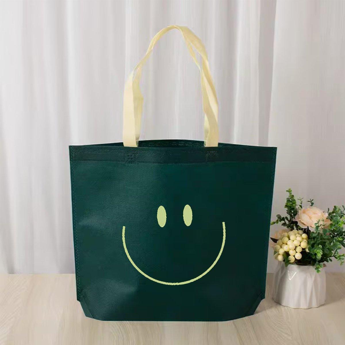 Non-Woven Tote Bags Reusable 25 Pack - Smile 30 x 40 x 10cm - view 6