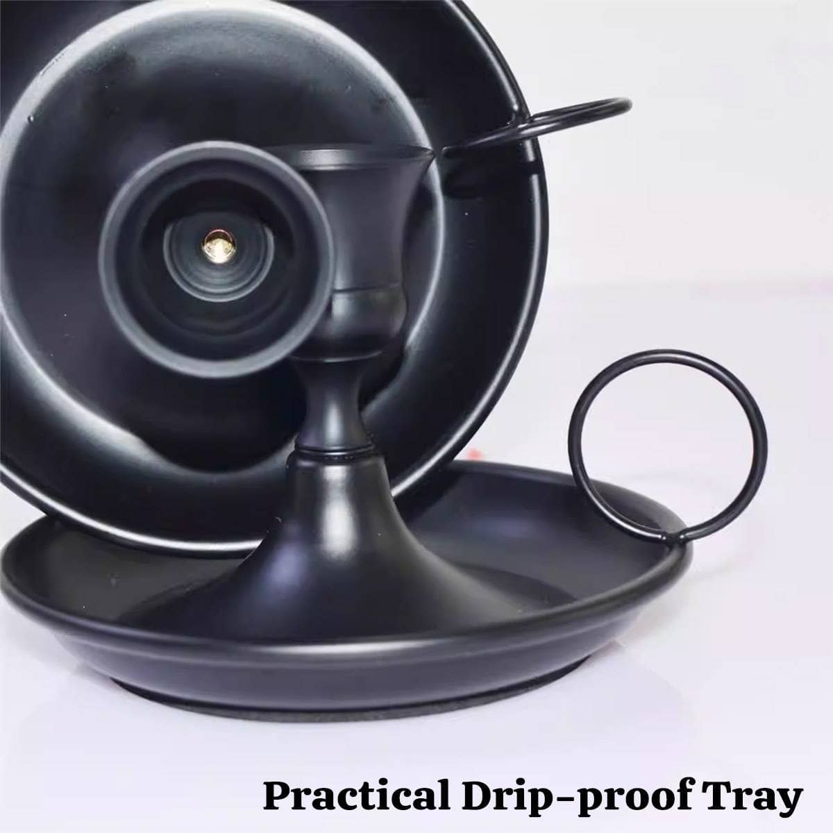 Nordic Iron Candle Holder Set - Matte Black, 2 Pack - view 4
