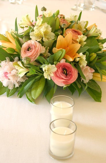 10 White Wax Clear Glass Holder Votive Candle - Wedding Event Centrepiece Table Decoration - SuperSaverAU - view 4