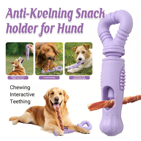 Nylon Dog Snack Stick Chew Toy Slow Feeder - Purple