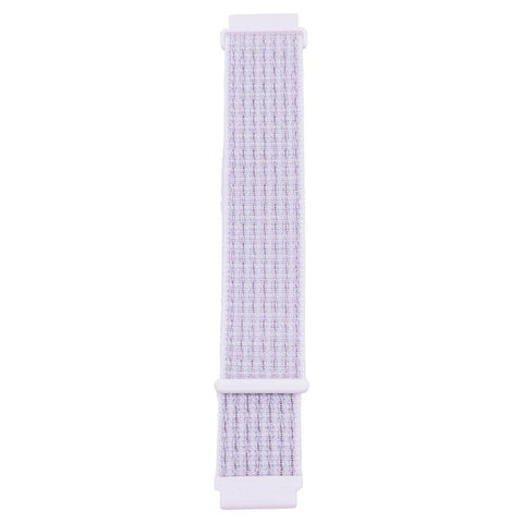 Nylon Sport Loop Watch Strap, 20 mm with Hook-And-Loop Closure - White