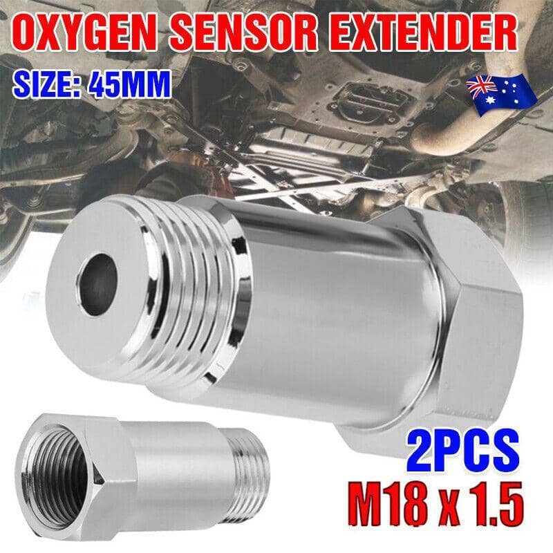 O2 Oxygen Sensor Extender Spacer M18 x 1.5, 45mm - Pack of 2