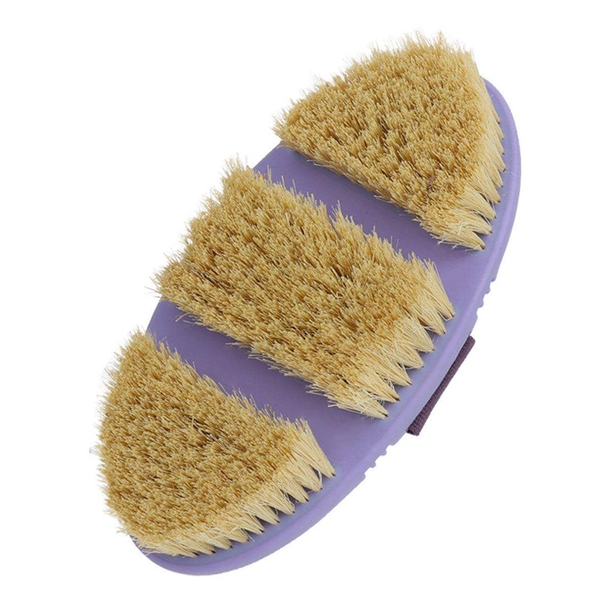 Oval Bendable Horse Grooming Brush - Sisal Hemp Bristles