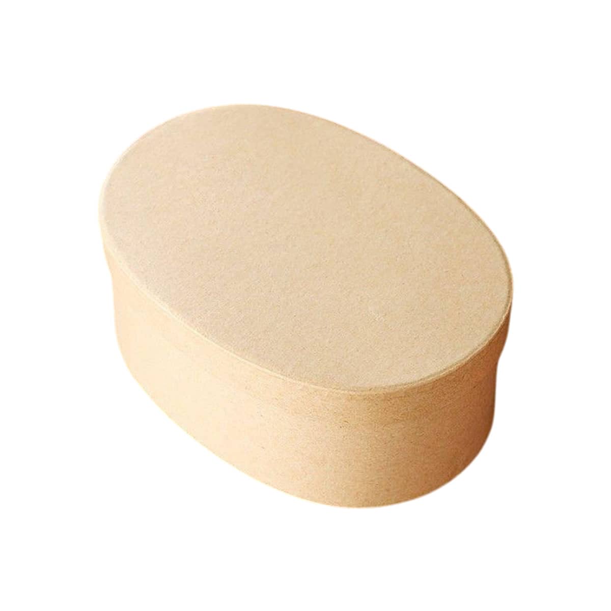 Oval Kraft Paper Gift Boxes, Pack of 5 - 19.2 x 13.6 x 7.6 cm