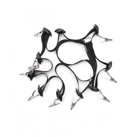 Over Door Baseball Cap Rack Hat Holder - 10 Clips