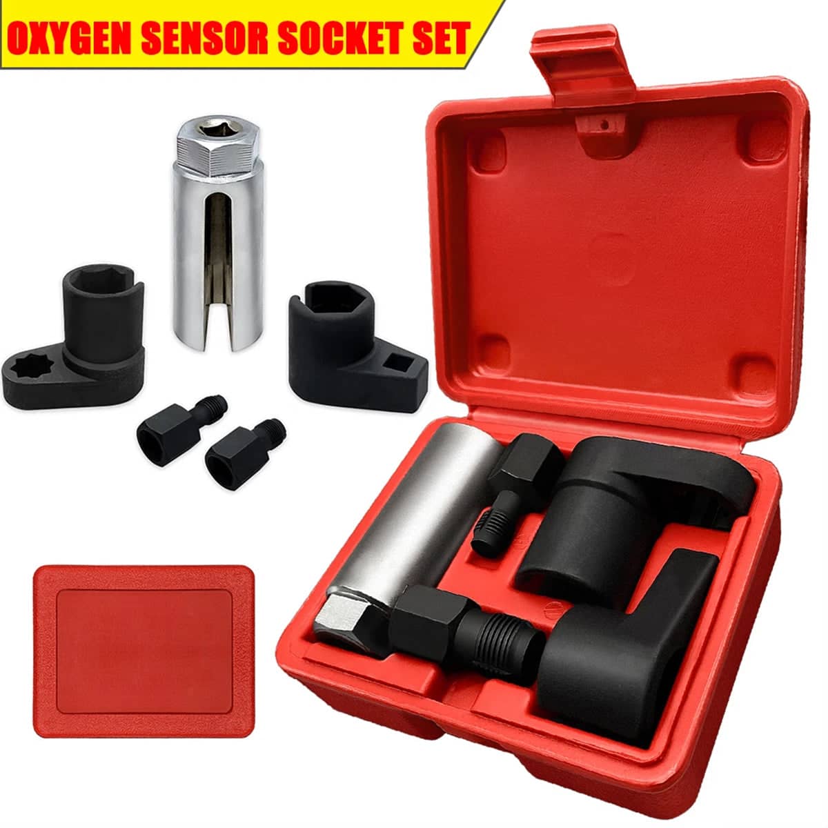 Oxygen Sensor Removal Socket Set, 5-Piece for Car Engine Maintenance - view 5