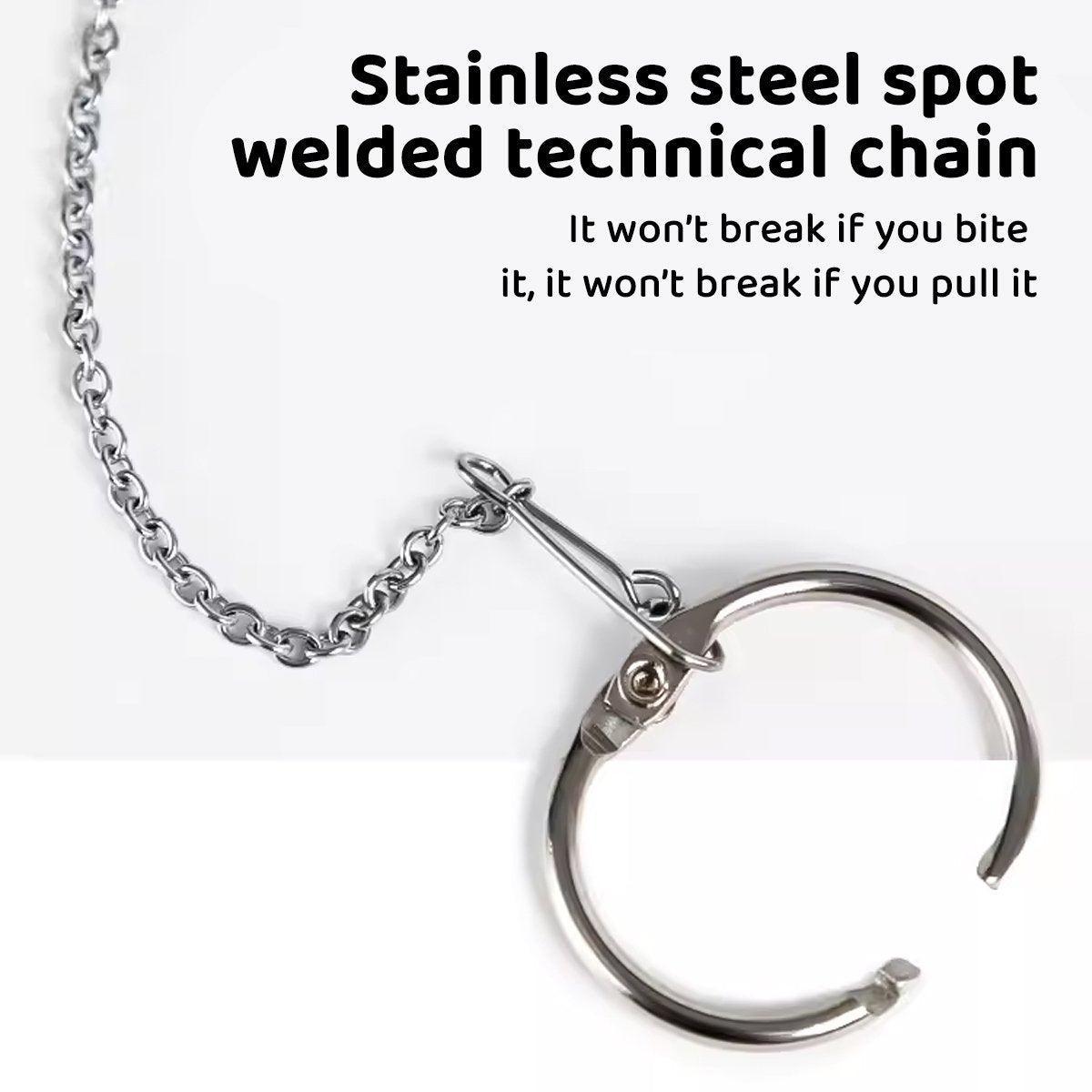 Parrot Neck Collar with 30cm Stainless Steel Chain - Small, 1.6cm Diameter - view 5
