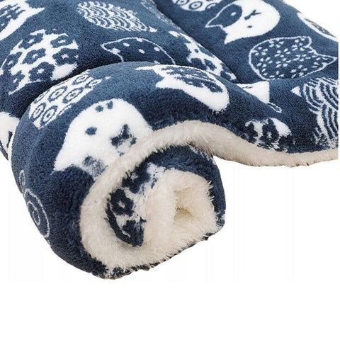 Pet Cushion Bed - Medium (71 x 54 cm), Navy Cat