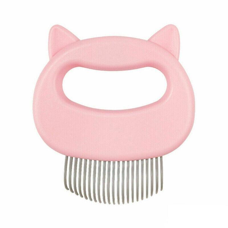 Pet Grooming Comb for Cats and Dogs, 10 x 9 cm - Pink