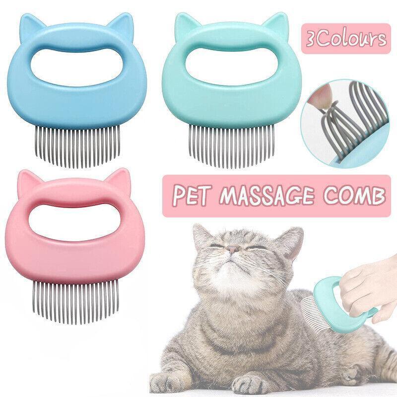 Pet Grooming Comb for Cats and Dogs, 10 x 9 cm - Pink - view 2