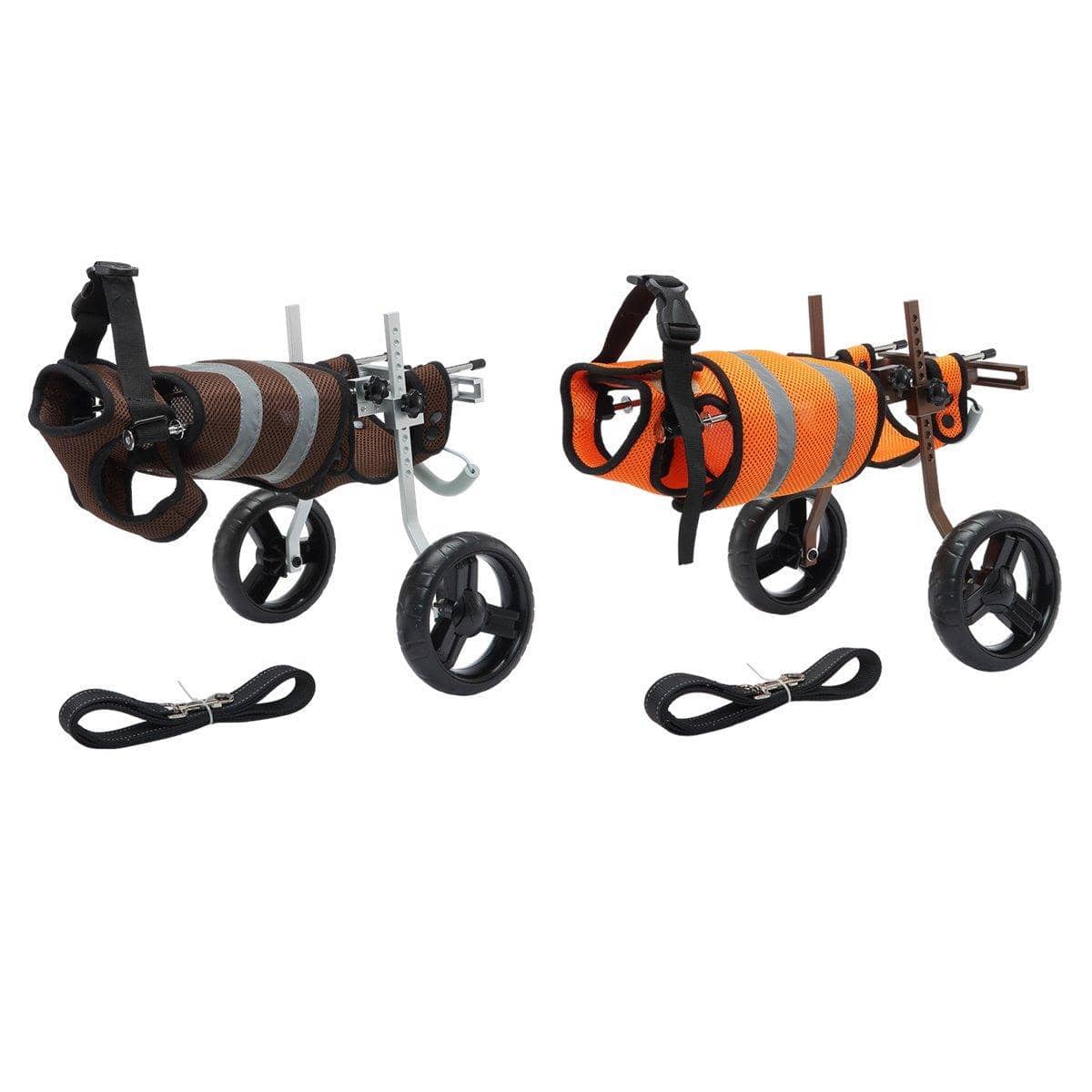 Pet Recovery Leash Assistance Car for Small Pets - Brown and Orange - view 3