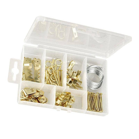 Picture Frame Hanging Hardware Kit in Storage Box - Accessories Only