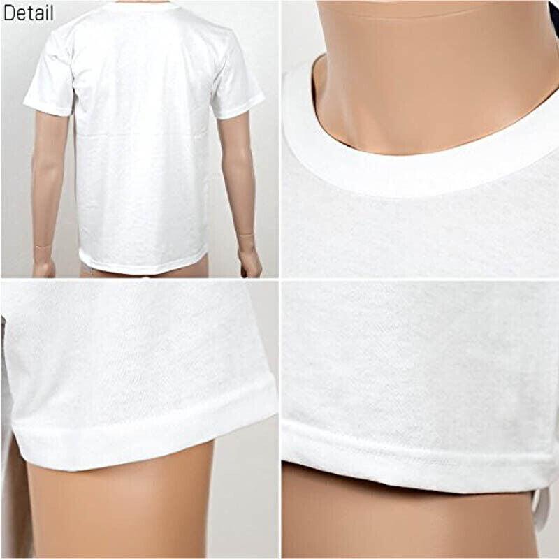 Plain Heavy Cotton T-Shirt - Navy, Size 4XL (Chest 122 cm) - view 3