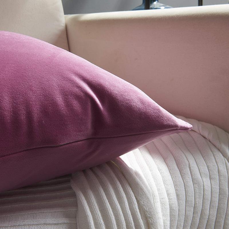 Plain Solid Colour Polyester Cushion Cover - Grey, Small 45 x 45cm - view 12