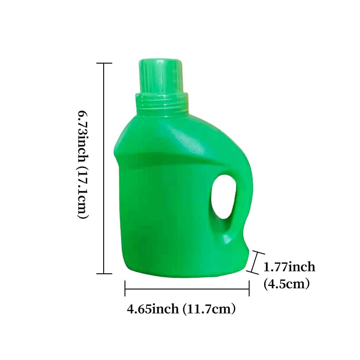 Plastic Fertilizer Bottles - 500 ml, 50 Pack, Green - view 3