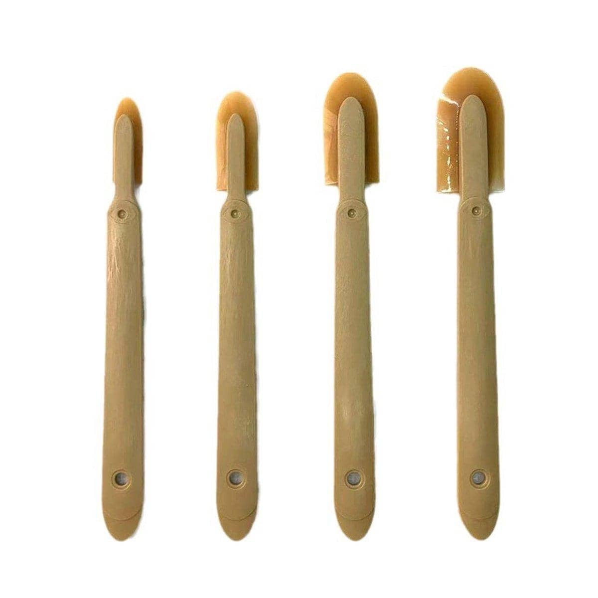 Plastic Grout Squeegee and Caulk Applicator Spatula Set for Home, Pack of 4 - view 2