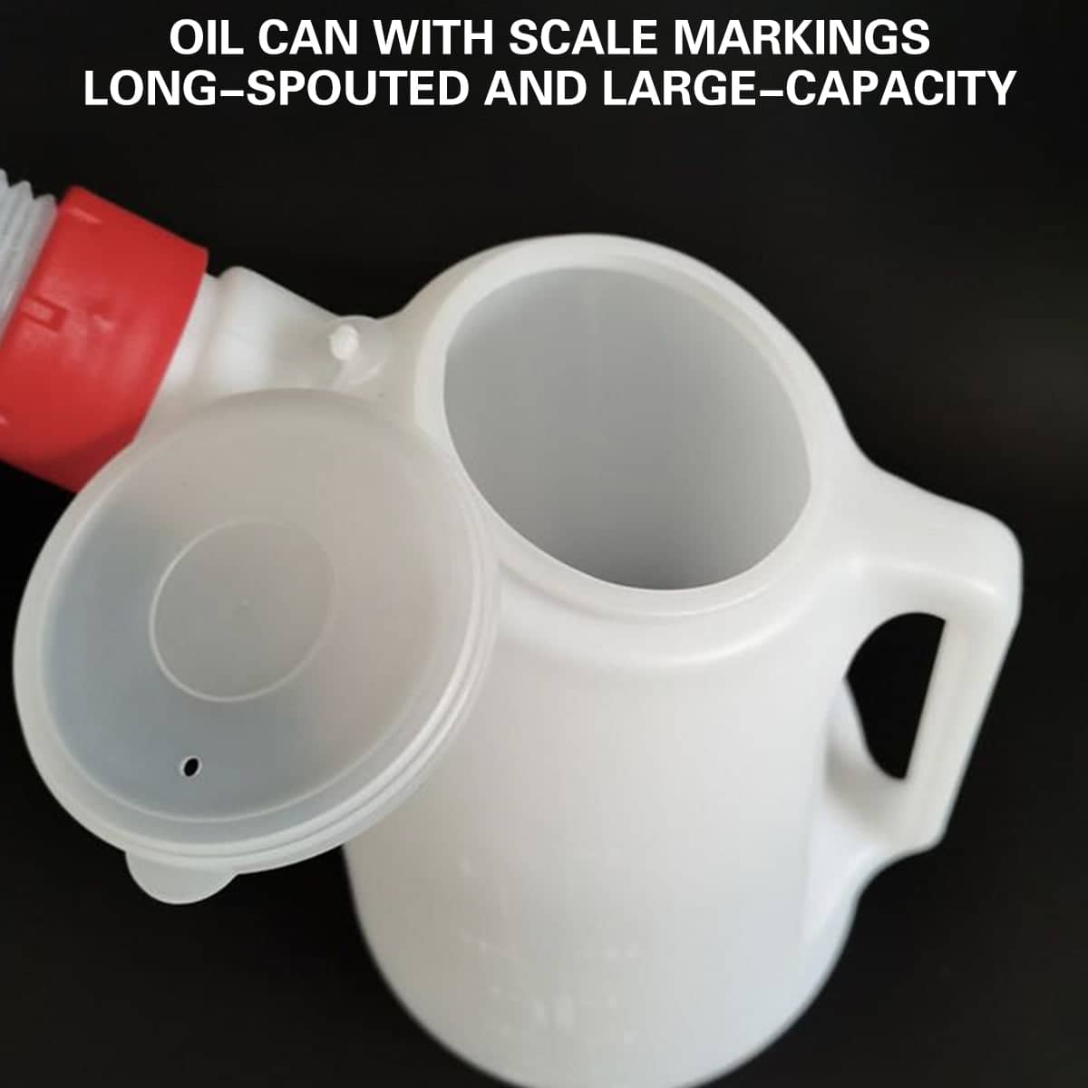 Plastic Oil Pot with Scale and Long Flexible Spout - 3L - view 5