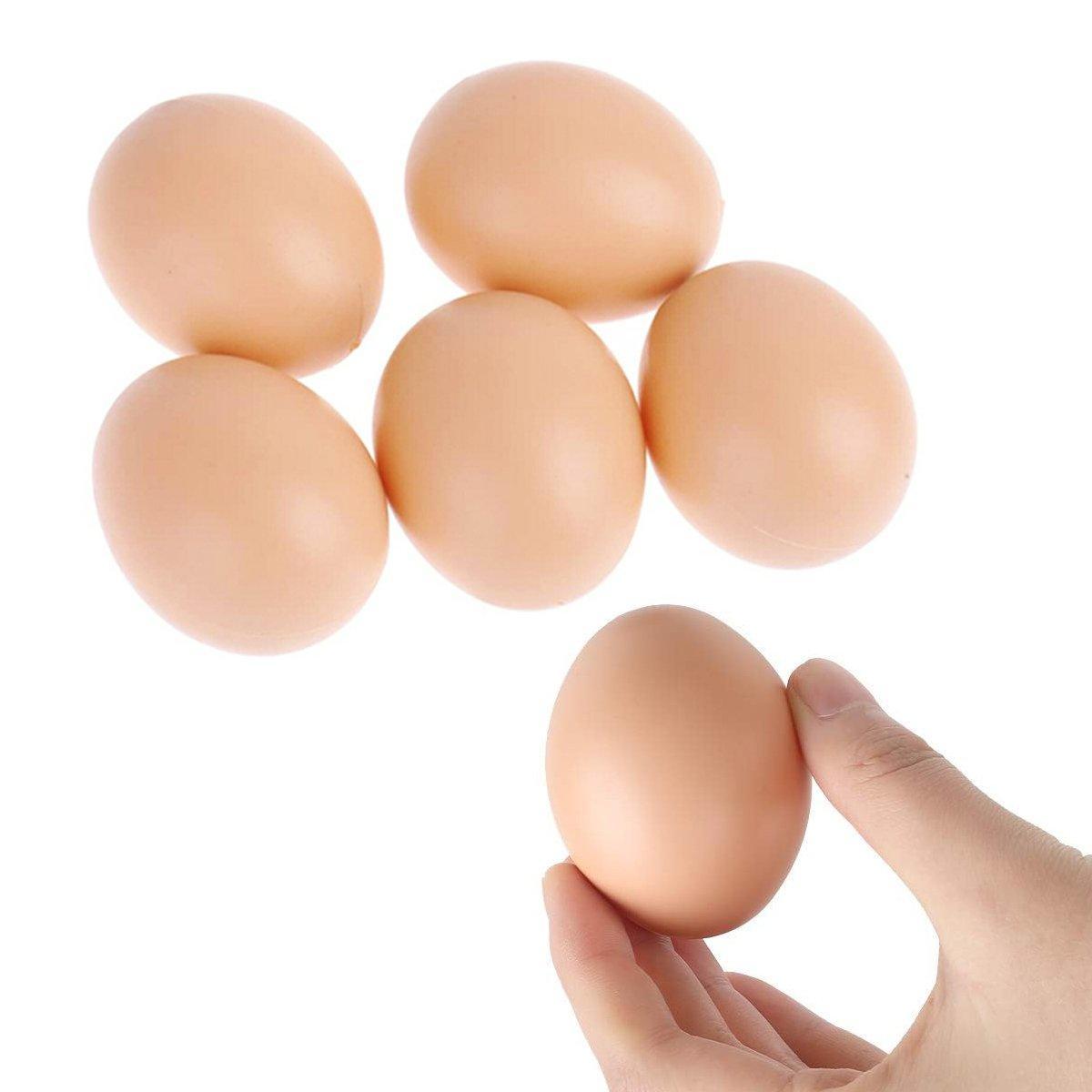 Plastic Painting Eggs for DIY Craft - Pack of 6 - view 12