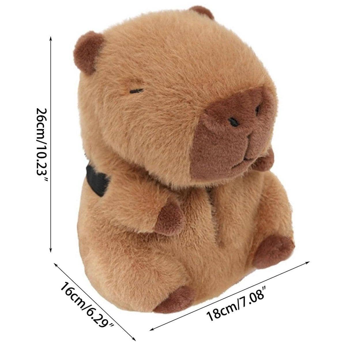 Plush Capybara Tissue Box for Car and Home Decorative Tissue Holder Organiser - view 3